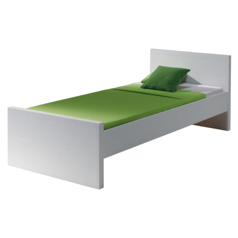 Biela posteľ Vipack Lara White, 120 × 200 cm