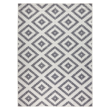 Kusový koberec Twin-Wendeteppiche 103132 grau creme – na ven i na doma - 240x340 cm NORTHRUGS - 