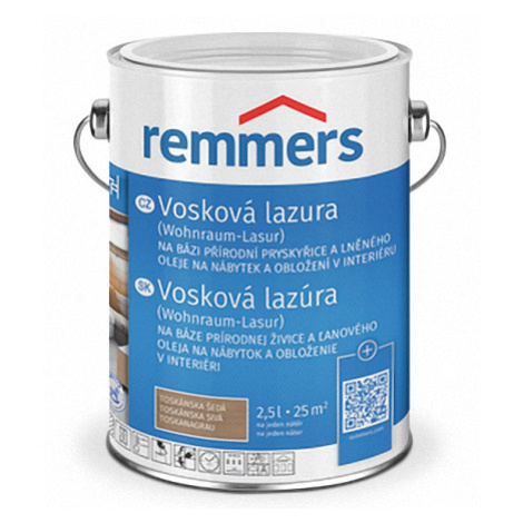 REMMERS - Vosková lazúra do interiéru REM - toskanagrau 2,5 L