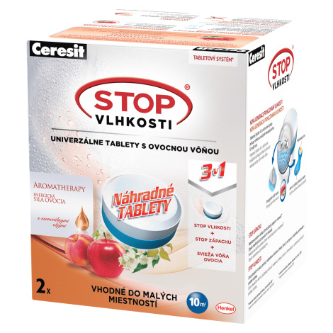 CERESIT STOP VLHKOSTI 3v1 - Náhradné tablety PEARL 2x 300 g