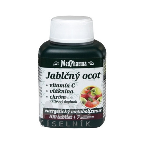 MedPharma JABLČNÝ OCOT, VIT C, VLÁKNINA, CHRÓM