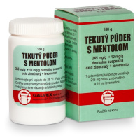 GALVEX Tekutý púder s mentolom 100 g