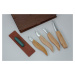 BeaverCraft Wood Carving Set S07 Book Basic Set 4 nože darčekové balenie