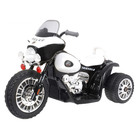 mamido  Detská elektrická motorka čierna