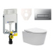 Cenovo zvýhodnený závesný WC set Geberit na zamurovanie + WC SAT Brevis SIKOGE1W8