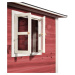 Domček cédrový na pilieroch Loft 500 Red Exit Toys s vodeodolnou strechou pieskoviskom a 1,75 m 
