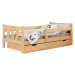 HL Detská posteľ so zábranou 80x160 Marinella - borovica