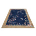 Tmavomodrý/béžový koberec 200x290 cm Amira – Hanse Home