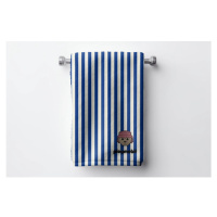 Modrá bavlnená detská osuška 75x140 cm Stripes – Playmobil