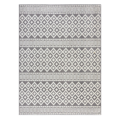 Sivý umývateľný koberec zo ženilky 80x160 cm Jhansi – Flair Rugs