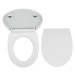 Novaservis - WC sedátko, duroplast biela, pánty tvrdený plast, WC/SOFTNEW