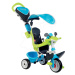 Smoby trojkolka Baby Driver Comfort Blue Smoby s EVA kolieskami modrá 741200