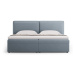 Svetlomodrá boxspring posteľ s úložným priestorom 160x200 cm Arendal – Cosmopolitan Design