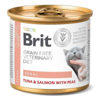 Brit Veterinary Diets GF cat Renal konzerva pre mačky 200g