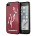 Kryt Karl Lagerfeld  iPhone 7/8 red hard case Signature Glitter (KLHCI8DLKSRE)