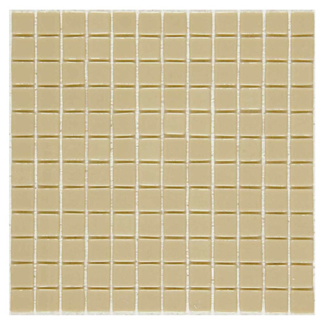 Sklenená mozaika Mosavit Monocolores beige 30x30 cm lesk MC502