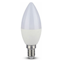 Žiarovka sviečková LED CRI E14 5,5W, 6400K, 470lm,  VT-2226 (V-TAC)