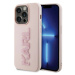 Kryt Karl Lagerfeld KLHCP15X3DMBKCP iPhone 15 Pro Max 6.7" pink hardcase 3D Rubber Glitter Logo 