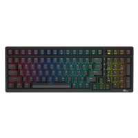 Klávesnica Royal Kludge RK98 RGB wireless mechanical keyboard, Red switch (black)