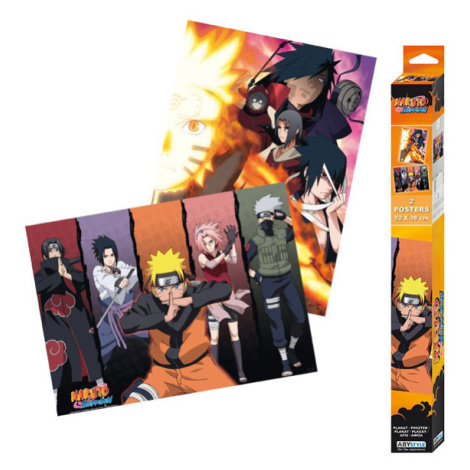 Abysse Corp Naruto Shippuden Groups Posters 2-Pack 52 x 38 cm