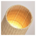 V prírodnej farbe ratanová stojacia lampa s ratanovým tienidlom (výška  120 cm) Kamaria – Kave H