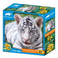 3D puzzle - Biely tiger 63ks