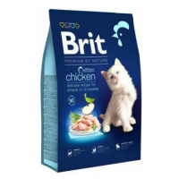 Brit Premium Cat by Nature Kitten Chicken 8kg + Churu ZADARMO
