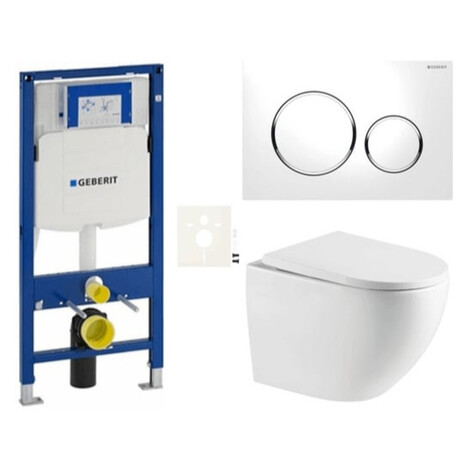 Závesný WC set Geberit do ľahkých stien / predstenová SAT SIKOGESTOR67S20