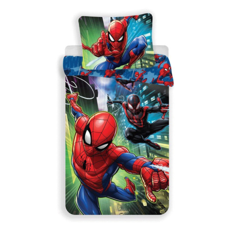 Bavlnené detské obliečky na jednolôžko 140x200 cm Spider-man – Jerry Fabrics