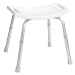 Stolička, nastaviteľná výška, biela A00601101