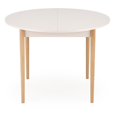 Rozkladací jedálenský stôl Pivot 102/141 cm kašmírový/buk Halmar