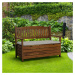 Záhradná lavička DILKA s úložným priestorom Hnedá,Záhradná lavička DILKA s úložným priestorom Hn