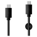 Fixed USB-C/USB-C, 3A, 1m čierny