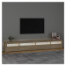 vidaXL TV skrinka s LED svetlami dub sonoma 270 x 35 x 40 cm