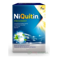 NiQuitin Freshmint 4mg žuvačky proti fajčeniu 100 ks