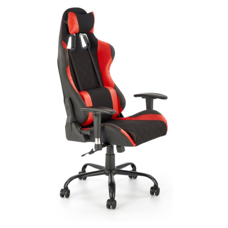 Herní židle Drake červeno-černá Halmar