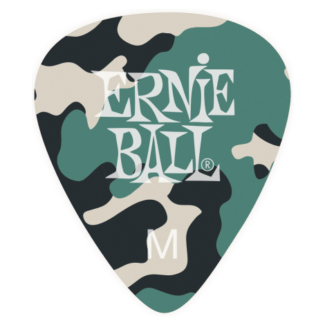 Ernie Ball 9222 Cellulose Guitar Picks Camouflage Medium