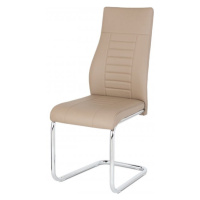 AUTRONIC HC-955 CAP jedálenská stolička, koženka kapučíno, chróm