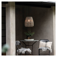 PR Home Saigon závesná lampa exteriér sivá Ø 38 cm