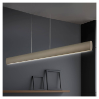 Závesné LED svietidlo Runa, bronz, dĺžka 92 cm