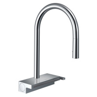 Hansgrohe Aquno Select M81, páková kuchynská batéria 170, vyťahovateľná sprška, 3jet, sBox, chró