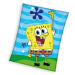Carbotex Detská deka Sponge Bob Zábava v Mori, 130 x 170 cm