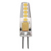 EMOS LED žiarovka Classic JC 1,9W 12V G4 teplá biela