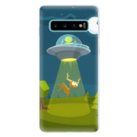 Odolné silikónové puzdro iSaprio - Alien 01 - Samsung Galaxy S10