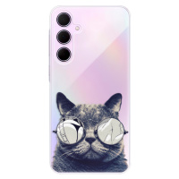 Odolné silikónové puzdro iSaprio - Crazy Cat 01 - Samsung Galaxy A35 5G