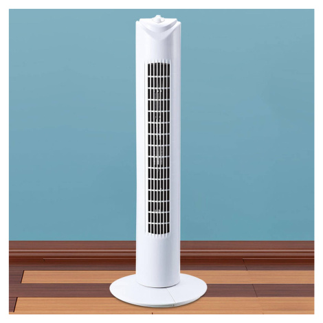 Stojaci ventilátor Tower, biela, 3 rýchlosti EGG