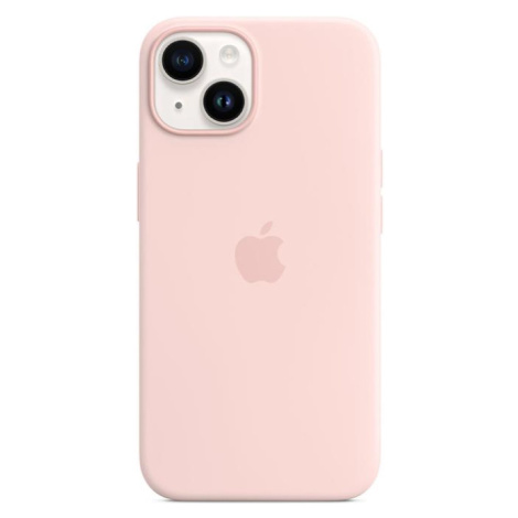 Silikónové puzdro Apple na Apple iPhone 14 MPRX3ZM/A Silicone Case with MagSafe Chalk Pink