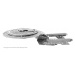 Fascinations Metal Earth: Star Trek USS Enterprise NCC-1701-D