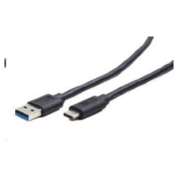 GEMBIRD USB 3.0 Kábel AM na typ C (AM/CM), 1,8 m, čierny