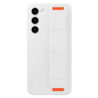 Silikónové puzdro Samsung na Samsung Galaxy S23+ 5G S916 EF-GS916TWE Silicone Strap White